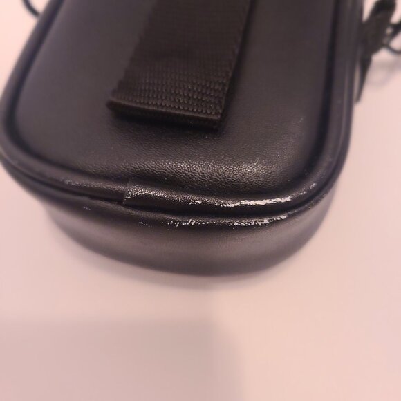 Icon Black Faux Leather Vintage Digital Camera Pouch - Picture 15 of 15